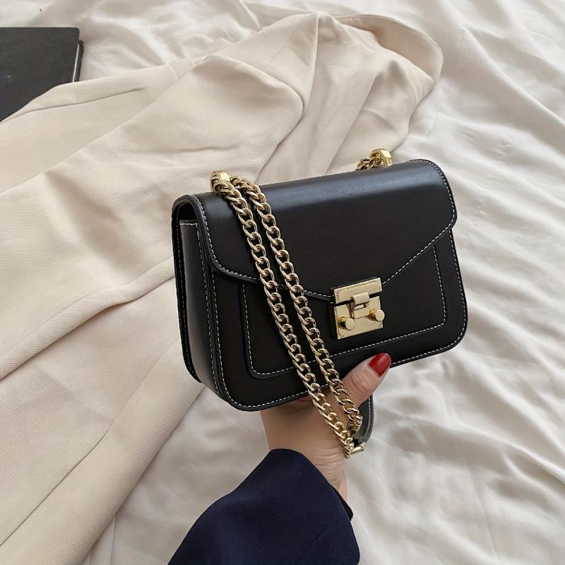 Chain Crossbody Bag Square Purses Shoulder Bag For Women
