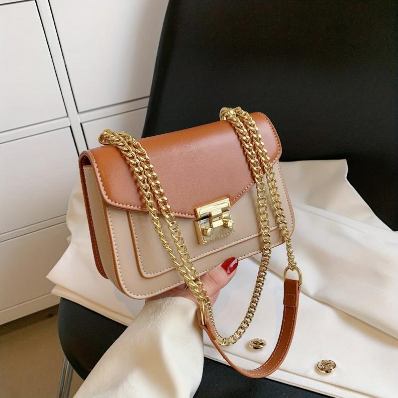 Chain Crossbody Bag Square Purses Shoulder Bag For Women