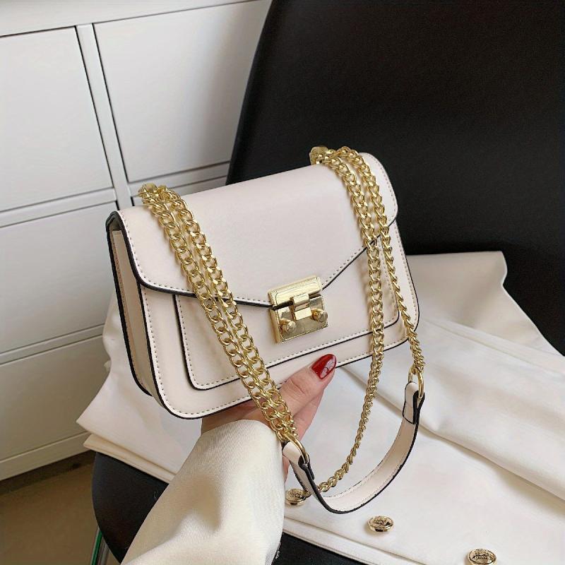 Chain Crossbody Bag Square Purses Shoulder Bag For Women