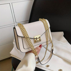 Chain Crossbody Bag Square Purses Shoulder Bag For Women