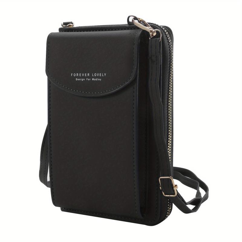 Mini Crossbody Wallet Zipper Clutch Purse Phone Bag 7 48 3 74 1 65 Inch