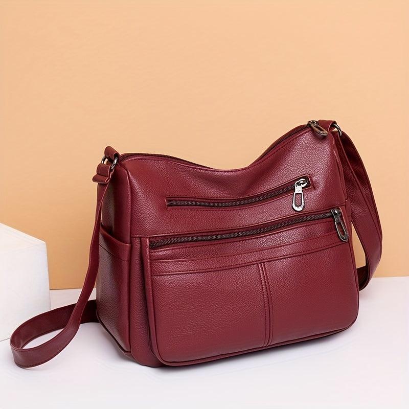 Versatile Crossbody Bag Women's Pockets Purse Shoulder Bag