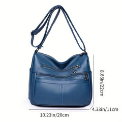 Versatile Crossbody Bag Women's Pockets Purse Shoulder Bag