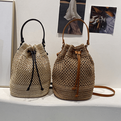 Straw Woven Crossbody Bag Beach Shoulder Bag