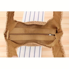 Niche Woven Bag Single Shoulder Crochet Beach Bag