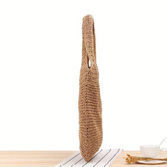 Niche Woven Bag Single Shoulder Crochet Beach Bag