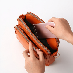 Stylish Crossbody Bag with Zipper Closure for Women