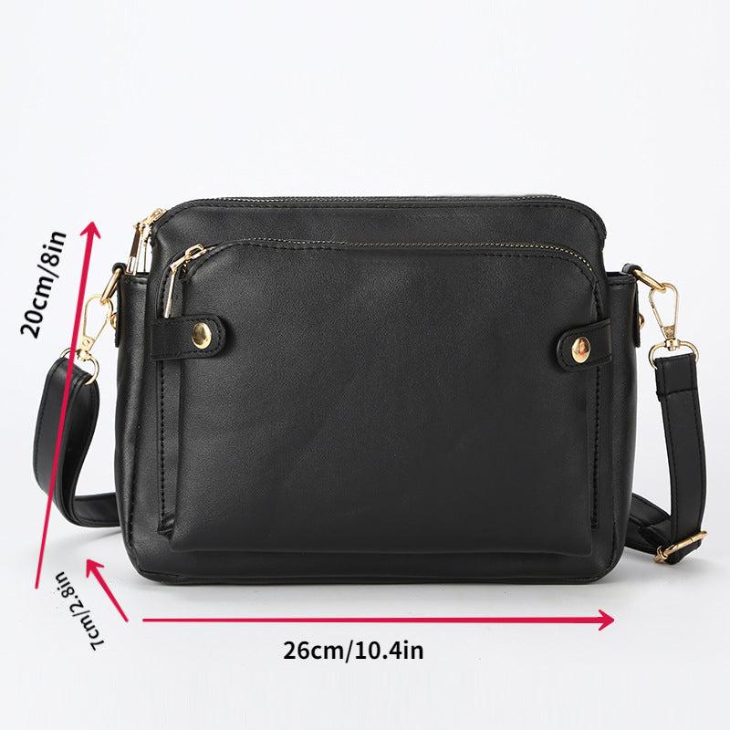 Stylish Crossbody Bag with Zipper Closure for Women