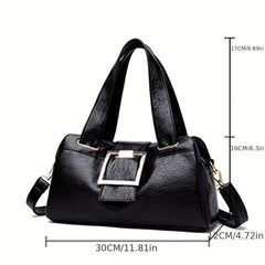 Large Capacity Shoulder Bag Soft Handbag Stylish Crossbody Bag