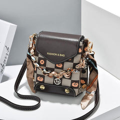 Plaid Pattern Flap Phone Bag Mini Crossbody Bag