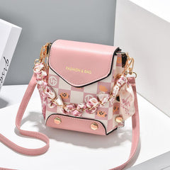 Plaid Pattern Flap Phone Bag Mini Crossbody Bag