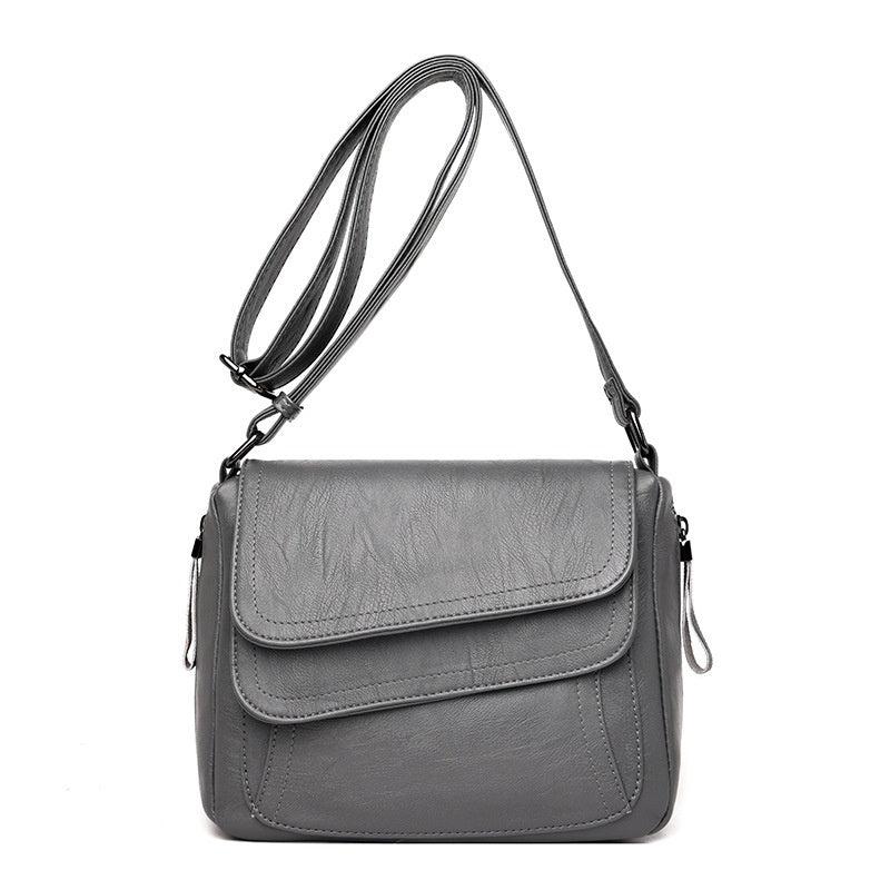 Flap Crossbody Bag Women's Leather Shoulder Bag