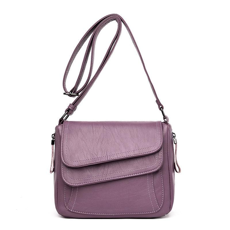 Flap Crossbody Bag Women's Leather Shoulder Bag