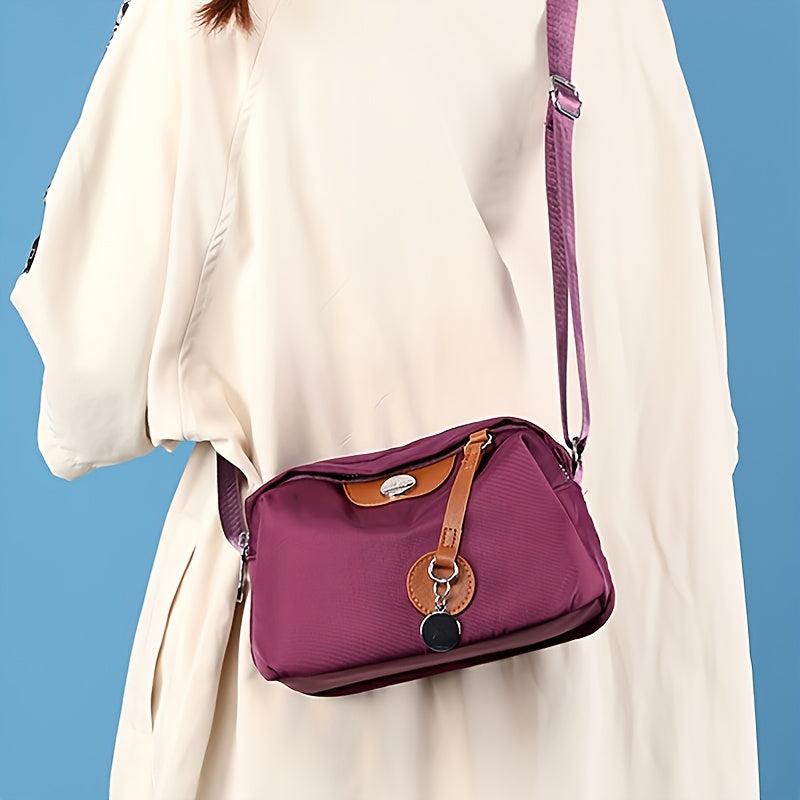Women's Nylon Shoulder Bag Lightweight Crossbody Bag