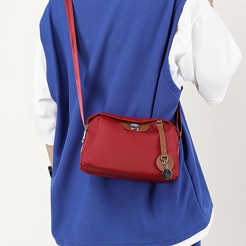 Women's Nylon Shoulder Bag Lightweight Crossbody Bag