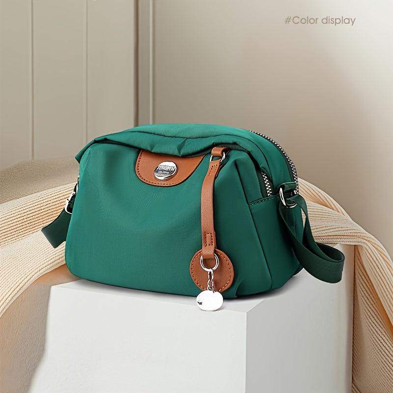 Women's Nylon Shoulder Bag Lightweight Crossbody Bag
