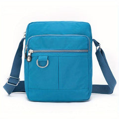 Waterproof Shoulder Bag Women's Nylon Square Purse Lightweight Crossbody Bag