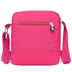 Waterproof Shoulder Bag Women's Nylon Square Purse Lightweight Crossbody Bag