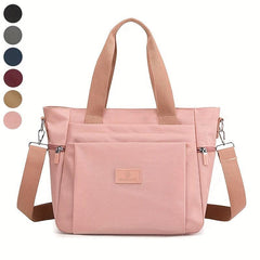 Nylon Shoulder Bag Waterproof Tote Bag Large Capacity Crossbody Bag