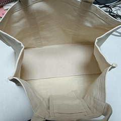 Large Capacity Canvas Tote Bag Durable Lightweight Shoulder Bag