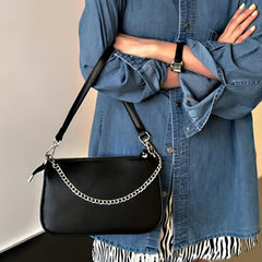 3-in-1 Crossbody Bag Chain Underarm Bag Versatile Shoulder Bag With Coin Purses