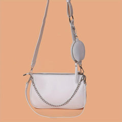 3-in-1 Crossbody Bag Chain Underarm Bag Versatile Shoulder Bag With Coin Purses