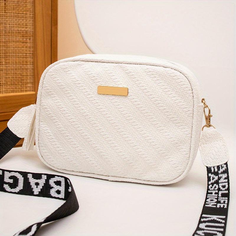 Embroidered Crossbody Bag Stylish Shoulder Phone Bag Women's Casual Handbag