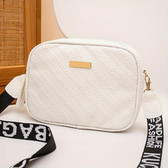 Embroidered Crossbody Bag Stylish Shoulder Phone Bag Women's Casual Handbag