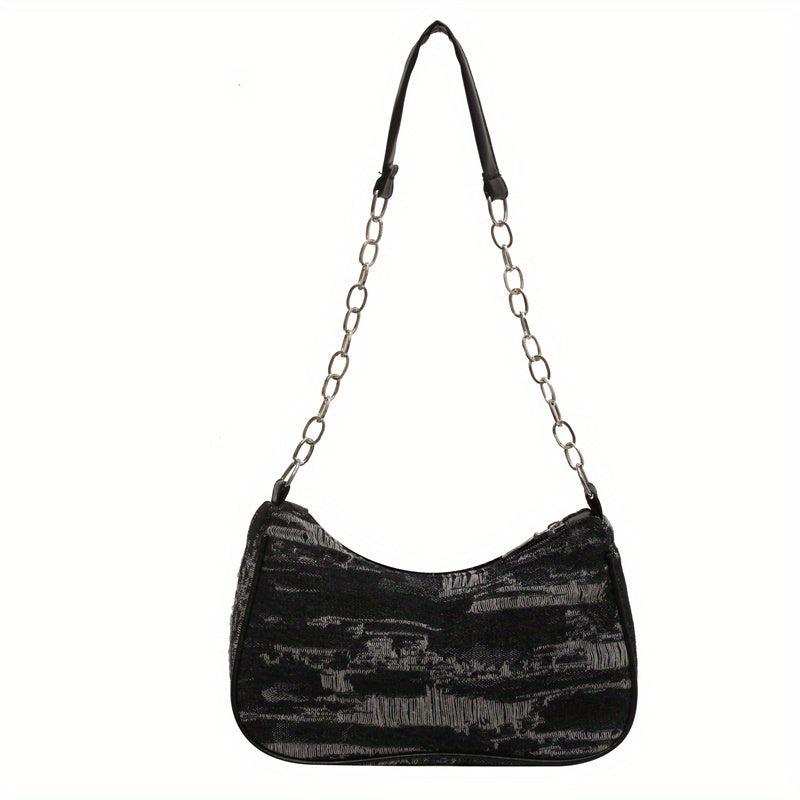 Y2K Denim Shoulder Bag Women's Crossbody Purse