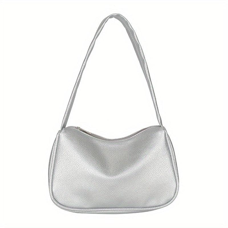 Minimalist Vegan Leather Underarm Purse for Women