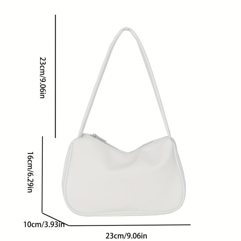Minimalist Vegan Leather Underarm Purse for Women
