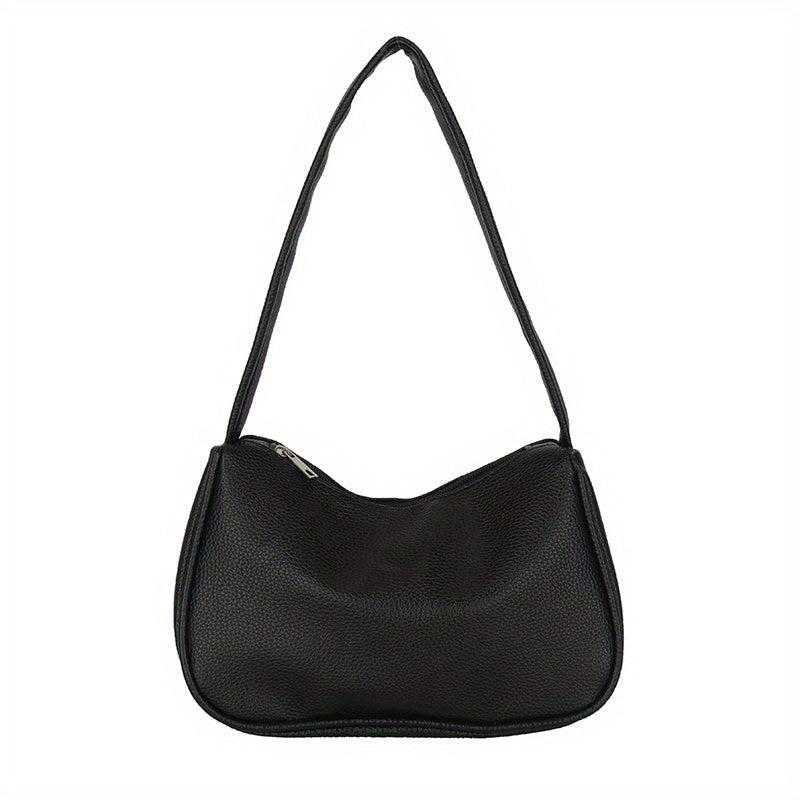 Minimalist Vegan Leather Underarm Purse for Women