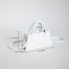 Crocodile Embossed Small Crossbody Satchel Purse
