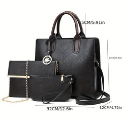 Classic Tote Bag Sets for Work Women's Large Capacity Bags