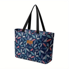 Large Capacity Insulated Lunch Bag Waterproof Zipper Handbag