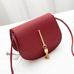Mini Tassel Flap Saddle Bag with Chic Design