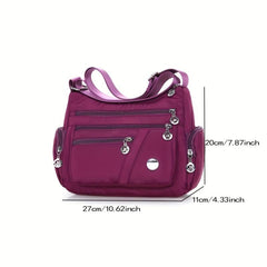 Nylon Crossbody Bag Women Casual Shoulder Roomy Travel Purse