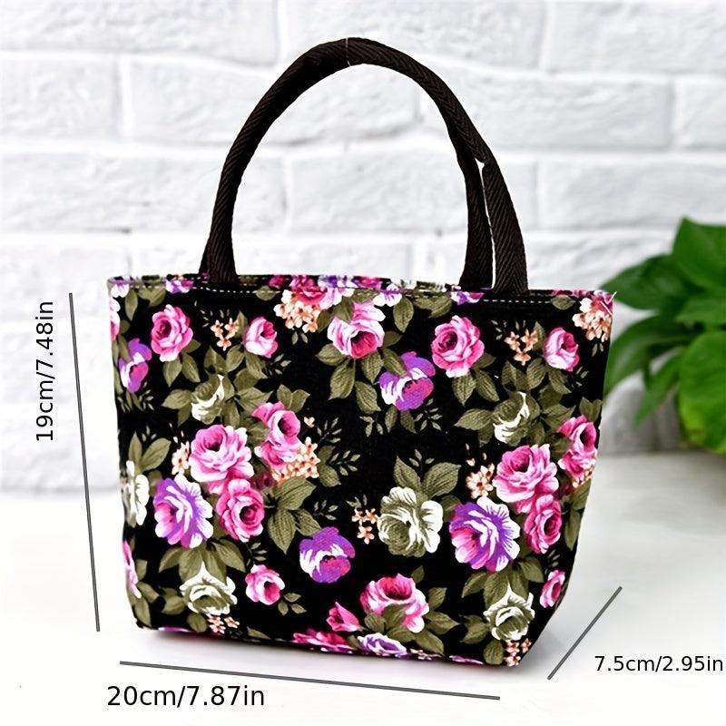 Canvas Shoulder Bag Retro Handbag Women's Casual Every Purse & Bag