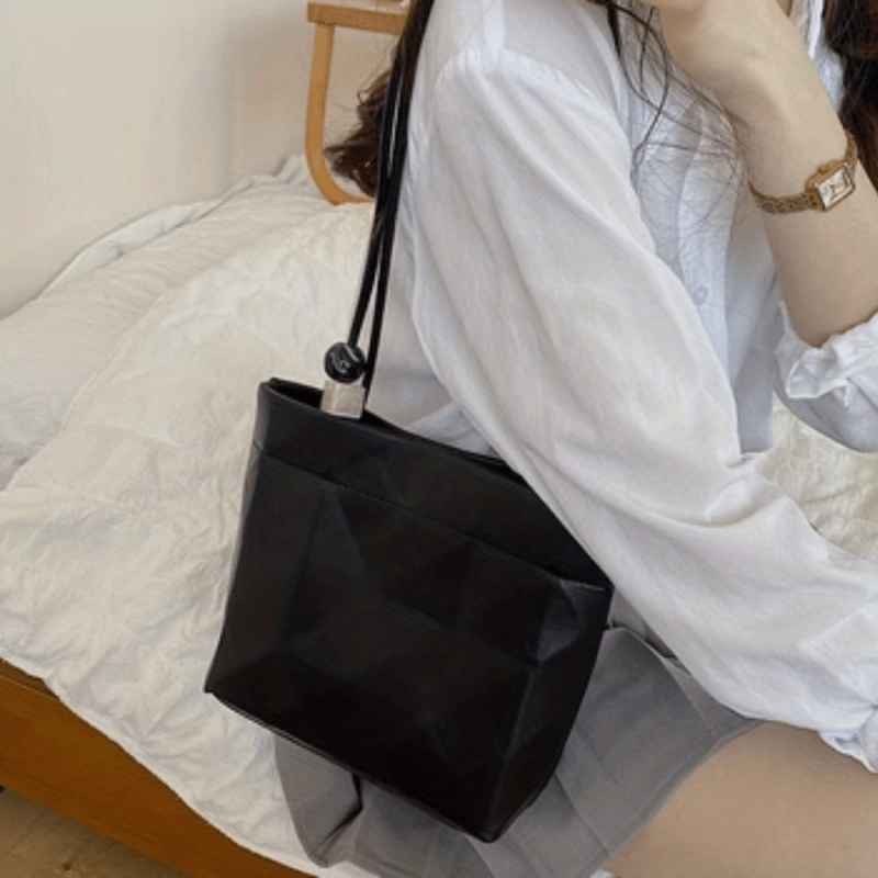 Compact Argyle Shoulder Bag for Women