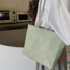 Compact Argyle Shoulder Bag for Women