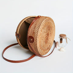 Tribal Style Round Shoulder Bag Crossbody Bag