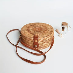 Tribal Style Round Shoulder Bag Crossbody Bag