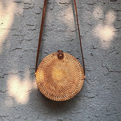 Tribal Style Round Shoulder Bag Crossbody Bag