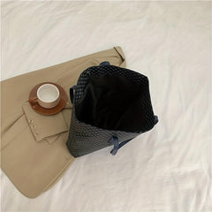 Vintage Geometric Pattern Shoulder Bag for Work