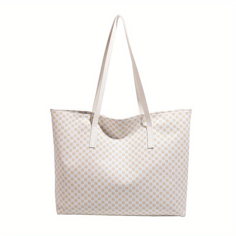 Vintage Geometric Pattern Shoulder Bag for Work