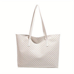 Vintage Geometric Pattern Shoulder Bag for Work