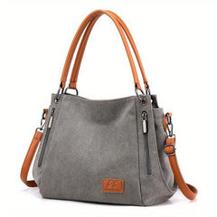 Canvas Tote Bag Large Capacity Crossbody Bag Handbag