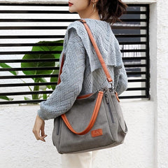 Canvas Tote Bag Large Capacity Crossbody Bag Handbag
