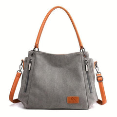 Canvas Tote Bag Large Capacity Crossbody Bag Handbag