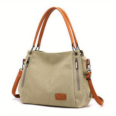 Canvas Tote Bag Large Capacity Crossbody Bag Handbag